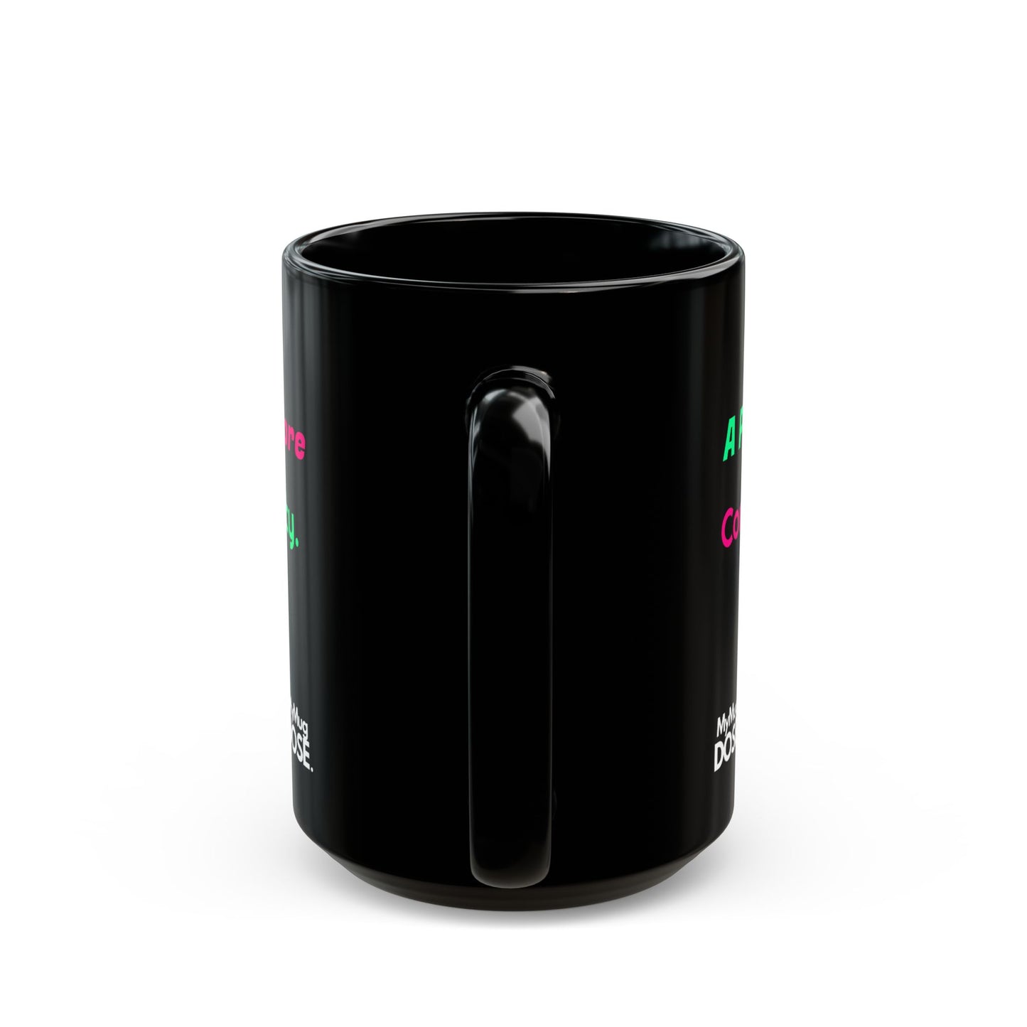 Measured Chaos Black Mug –  (11oz/15oz)